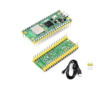 Pico 2 W with Pre-Soldered Header Compatible with Raspberry Pi Pico 2 W Microcontroller Board, 2.4GHz 802.11n Wireless LAN WiFi 4 and Bluetooth 5.2, Based on RP2350 Dual-Core & Dual-Architecture - Image 1