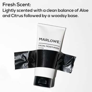 MARLOWE. No. 123 Facial Moisturizer 6 oz, Daily Face Lotion with Aloe Vera & Green Tea Extract, Hydrates, Nourishes, Restores & Soothes, Lightweight, Non-Greasy, Fresh Aloe Citron Scent - Image 4