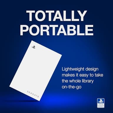 Seagate Game Drive for PlayStation® Consoles 2 TB External Hard Drive - USB 3.2 Gen 1, Officially-Licensed (STLV2000101) - Image 8