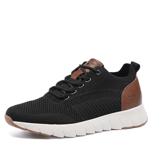 DECARSDZ Mens Comfort Mesh Fabric Fashion Breeze Sneakers Casual Shoe Breathable Walking Shoes Use for Urban Commuting Leisure Socials Outdoor City Getaways Black - Image 1