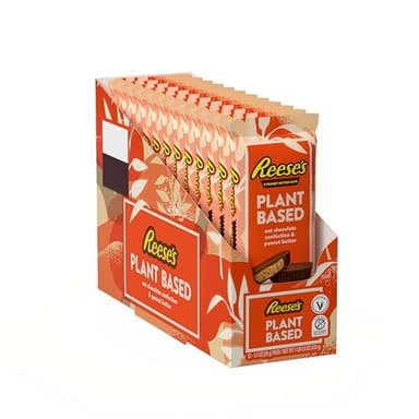 REESE'S Plant Based Oat Chocolate Confection Peanut Butter Cups, Candy Packs, 1.4 oz (12 Count) - Image 3