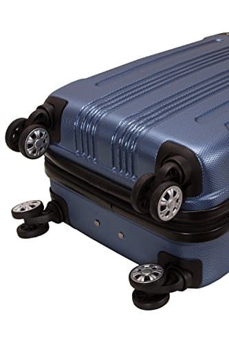 Rockland London Hardside Expandable Luggage with Spinner Wheels, Blue, Carry-On 20-Inch - Image 5