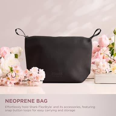 Shark FlexStyle Air Styling & Drying System, Powerful Hair Dryer Brush & Multi-Styler with Auto-Wrap Curlers, Concentrator Attachment and Storage Bag, Blossom Bliss, HD432RS - Image 6