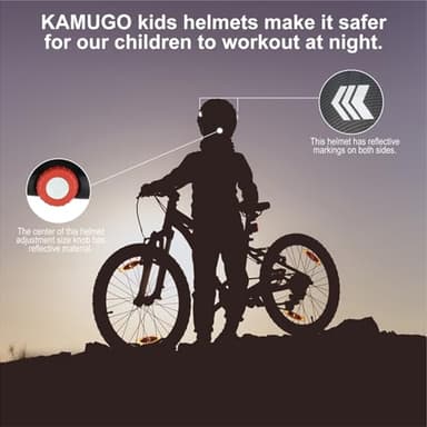 KAMUGO Toddler Helmet Kids Bike Helmet for Girls Boys Ages 2-8 Years,Toddler Bicycle Helmet Suitable for Skateboard Scooter Roller Skating Inline Roller Skating - Image 8
