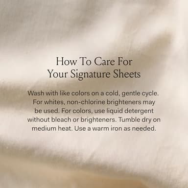 BOLL & BRANCH Signature Hemmed Sheet Set - Twin, White - Luxury 100% Organic Cotton - Includes 1 Flat, 1 Fitted, 2 Pillowcases - Buttery Soft - Image 6