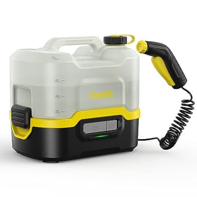 Fanttik NB8 Nano Portable Cordless Electric Sprayer w/2.1Gal Tank, Retractable Spray Head, 2600mAh Lithium Battery, IPX5, 72-98PSI, Portable Pressure Washer for Garden, Camping Shower and Pet Cleaning - Image 1