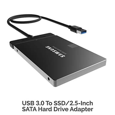 SABRENT SATA to USB Cable - USB 3.0 to 2.5” SATA I/II/III Hard Drive Adapter - External Converter for SSD/HDD Data Transfer (EC-SSHD) - Image 2