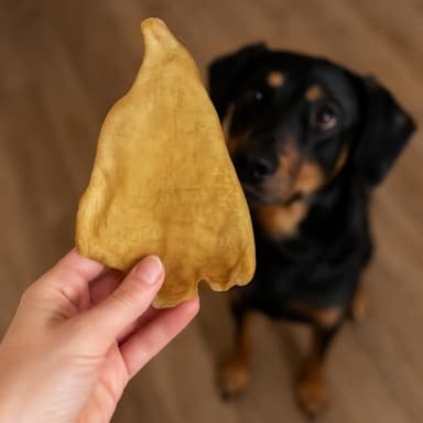 Wild Eats Water Buffalo All Natural Ear Dog Chews, Dog Treats & Snacks - 20 Piece Value Pack (Grain Free Treats - Great Alternative to Pig Ears, Cow Ears, Bones & Rawhides) - Image 5