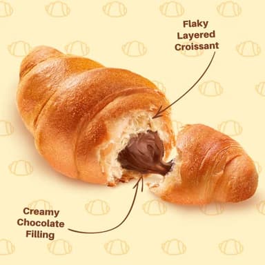 7Days Soft Croissant, Chocolate, Perfect Breakfast Pastry or Snack, Non-GMO 2.65 Ounce (Pack of 24) - Image 3
