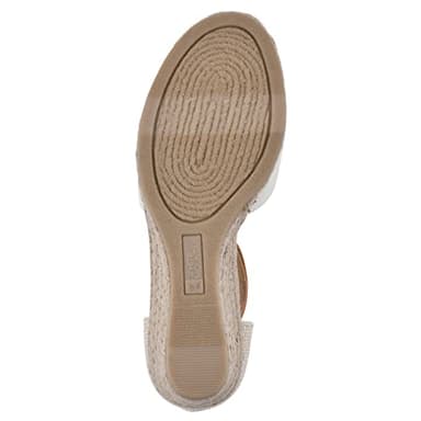 WHITE MOUNTAIN Women's Mamba Espadrille Wedge Sandal, Natural/Fabric, 6.5 W - Image 7