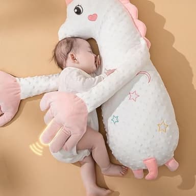 NIGRITY 2025 Latest Model Baby Patter for Sleep, Baby patting Pillow, Duck and Dinosaurs Baby Patter, Baby Butt Patter for Sleep, Patting Hand for Baby Sleep (B) - Image 3