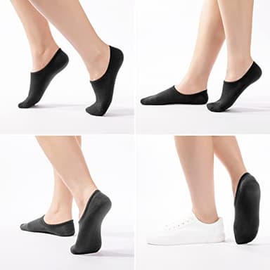 IDEGG Women and Men No Show Socks Low Cut Anti-slid Athletic Running Novelty Casual Invisible Liner Socks - Image 7
