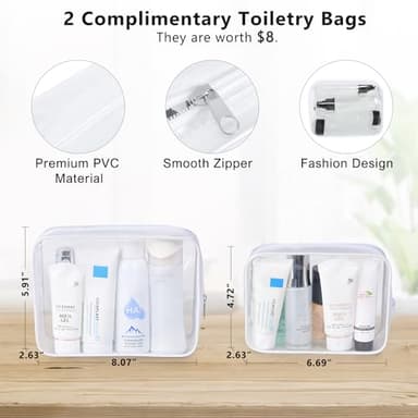 Snoffic Travel Backpack for Women, Large Carry On Backpack for Travel, Waterproof Backpack Personal Item, Backpack for Women, laptop backpack 17.3 inch, College Bag Casual Daypack, Beige - Image 6