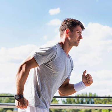 MCPORO Workout Shirts for Men Short Sleeve Quick Dry Athletic Gym Active T Shirt Moisture Wicking 5 Pack Black, Dark Grey, Dark Blue, Army Green, Wine Red X-Large - Image 2