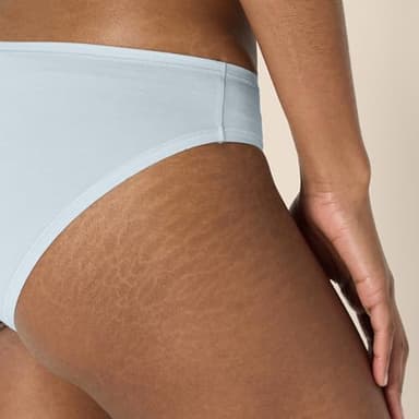 Amazon Essentials Women's Cotton Bikini Brief Underwear (Available in Plus Size), Pack of 6, Cool Colors/Warm Shades, X-Large - Image 4