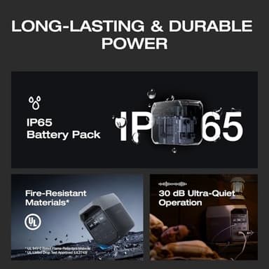 EF ECOFLOW DELTA 3 Portable Power Station, 1024Wh LiFePO4 Battery, Full Charge in 56 Min, 1800W AC/100W USB-C Output, Solar Generator(Solar Panel Optional) for Home Backup Power, Camping & RVs - Image 7