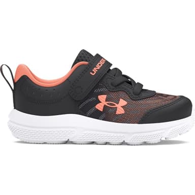 Under Armour Girls' Infant Assert 10 Alternate Closure, (103) Anthracite/White/Flare Orange, 6K, US - Image 6