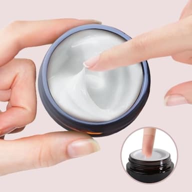 Stellacare 46 pack 1oz Glass Jars Round Empty Cosmetic Containers, Refillable Glass Jars with Lids for Face Creams, Lotions, Powders,Salves Ointments,Potravel Storage - Image 6