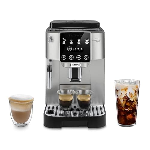 De'Longhi Magnifica Start Automatic Espresso Machine with Manual Milk Frother & Built in Grinder - 3 One-Touch Recipes, Easy-to-Clean, Home Barista Coffee Maker for Lattes, Cappuccino, Iced Coffee - Image 1