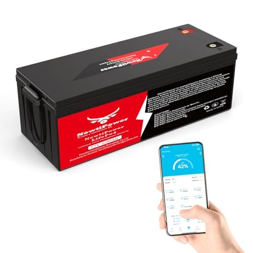12V 600Ah LiFePO4 Lithium Battery with 300A BMS,NewtiPower 10000+ Deep Cycle Lithium Iron Phosphate Battery Great For Power Shortage/Storage, RV, Marine and Off Grid Applications - Image 1