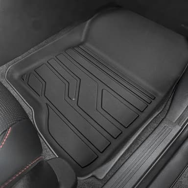KARPAL Floor Mats for Honda CRV/CR-V 2023 2024 2025 2026 (Include Hybrid), All Weather Protection TPE Floor Liners Accessories Car Mats, Front & 2nd Row & Cargo Liner (Upper Position) - Image 4