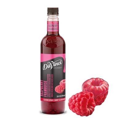 DaVinci Gourmet Classic Raspberry Syrup, 25.4 Fluid Ounces (Pack of 1) - Image 1