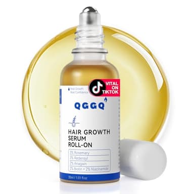 Hair Growth Serum Roll-On 30ml | Patented Blend with 3% Rosemary, 3% Redensyl, 2% AnaGain, Biotin & Niacinamide | No-Rinse, Fast-Absorbing | For Thinning Hair & All Hair Types (1.01 Fl Oz (Pack of 1)) - Image 1