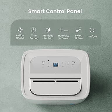 Waykar 120 Pints Energy Star Dehumidifier for Spaces up to 6,000 Sq. Ft at Home, in Basements and Large Rooms with Drain Hose and 1.14 Gallons Water Tank - Image 5