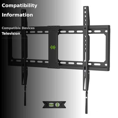 USX MOUNT TV Wall Mount,Low Profile TV Mount for Most 42-86 Inch Flat Screen Televisions,Max VESA 600x400mm Fixed Wall Mount Bracket Holds up to 132 lbs,Fits 16"/18"/24" Studs - Image 3