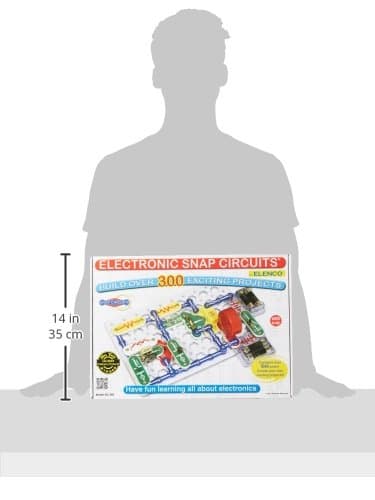 Snap Circuits Classic SC-300 Electronics Exploration Kit | Over 300 Projects | Full Color Manual Parts | STEM Educational Toy for Kids 8+ 2.3 x 13.6 x 19.3 inches - Image 3