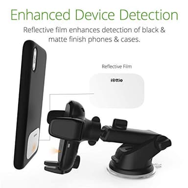 iOttie Auto Sense Qi Wireless Car Charger - Automatic Clamping Dashboard Phone Mount with Wireless Charging for Google Pixel, iPhone, Samsung Galaxy, Huawei, LG, and other Smartphones. - Image 5