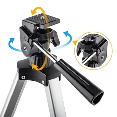 Gskyer Telescope, 70mm Aperture 400mm AZ Mount Astronomical Refracting Telescope for Kids Beginners - Travel Telescope with Carry Bag, Phone Adapter and Wireless Remote. - Image 4