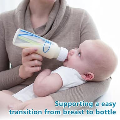5 Pack Silicone Nipple Compatible with Dr. Brown’s Natural Bottle,Replacement Silicone Bottle Nipple, Durable and Soft Nipple, Ideal for Breast to Bottle Transition (Level 2, Medium Flow) - Image 7
