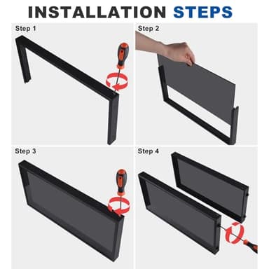 GeeekPi 8U Server Cabinet, 10 inch Server Rack for Network, Servers, Audio, and Video Equipment, DeskPi RackMate T1 Rackmount, 7.87 inch Depth - Image 7