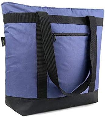 BeeGreen Cooler Bag Soft Leakproof Insulated Tote with Zipper for Beach Travel Grocery - Image 3