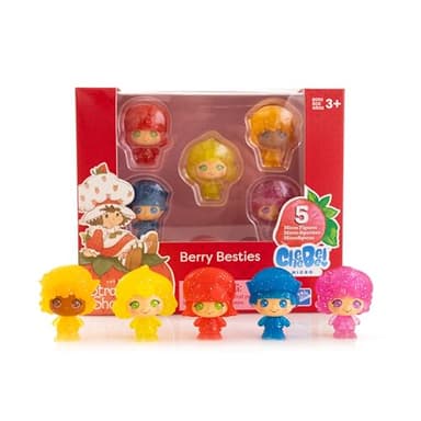 Strawberry Shortcake Limited Edition' 5-Pack Berry Besties Collector Set with 5 Glitter Berry Besties 1.5-inch Cheebee Micro Figures - Image 4
