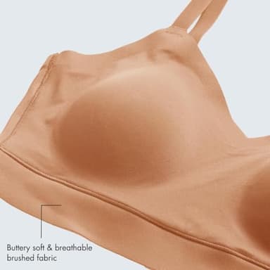 Floatley Cozy Adjustable Bra Comfort Wirefree Seamless Bra with Embedded Pad for Women Size M - Image 4