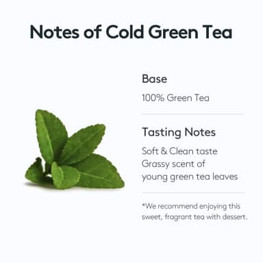 OSULLOC Cold Green Tea, Stick-Type in Pouch Package, Premium Organic Pure Tea from Jeju, 20 count, 1.41 oz, 40g - Image 3