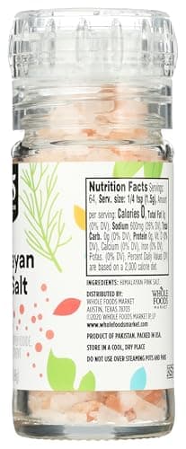 365 by Whole Foods Market, Himalayan Pink Salt Grinder, 3.38 Ounce - Image 7