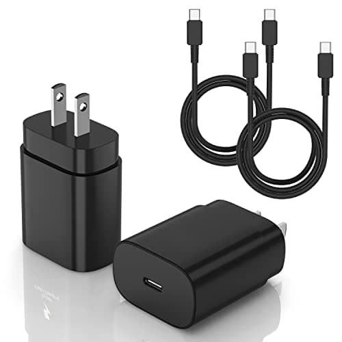 for Samsung Galaxy Super Fast Charging Cord Type C Charger, 25w Android Phone Charger Block &10ft USBC to USB-C Cable for Galaxy S25/S24 Ultra/S24 S23 S22 S21 S20 (Ultra/Plus),iPad Pro/Air/Mini 2Pack - Image 1