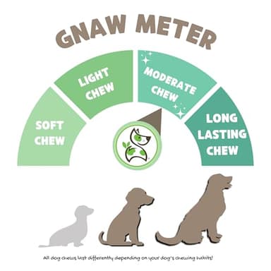 Nature Gnaws Beef Gullet Chews for Large Dogs 9-10" (20 Count) - Natural Beef Jerky Stick Dog Chew Treats - Rawhide Free - Image 3