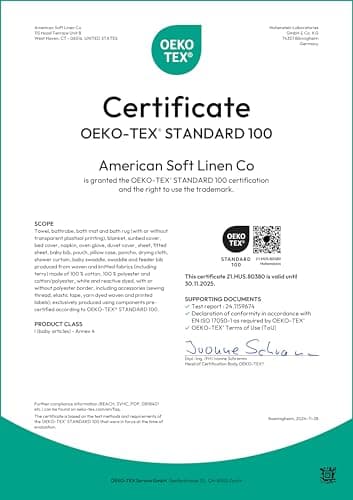 American Soft Linen Luxury 6 Piece Towel Set, 2 Bath Towels 2 Hand Towel 2 Washcloths, 600 GSM 100% Cotton Turkish Towels for Bathroom, Dark Gray Towel Sets - Image 9