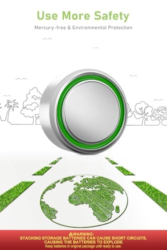 POWEROWL High Capacity LR44 Batteries 40 Pack, L1154F AG13 357 303 SR44 A76 Premium Alkaline Battery 1.5V Button Coin Cell Batteries - Image 5