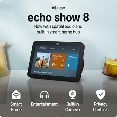 Echo Show 8 (newest model) with Ring Battery Doorbell - Image 2