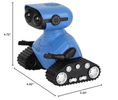 Hamourd Robot Toys for Boys Girls, Rechargeable Remote Control Emo Robots with Auto-Demonstration, Flexible Head & Arms, Dance Moves, Music, Shining LED Eyes for 5+ Years Old Kids - Image 8
