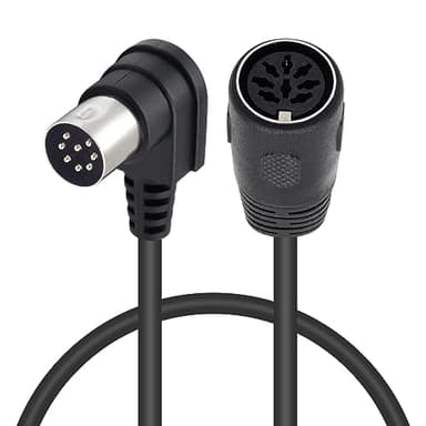 Poyiccot 8 PIN DIN Extension Cable, 3.3ft, Male to Female, Compatible with B&O Systems, PowerLink MK2, Monster Clarity HD, Tur-bograft 16 Controller - Image 1