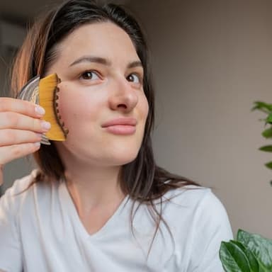 Lymphatic Drainage Face Brush – Ultra-Soft Bristles, Puffiness Reducer, Ergonomic Facial Contour Massager, Portable Beauty Tool (1pcs) - Image 4