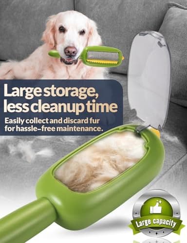 Portable Lint Brush,Reusable Lint Roller,Washable Pet Hair Removal Tool for Clothes,Furniture,Pet Hair Remover for Cats and Dogs Fur,Ideal Replacement for Sticky Refills Lint Roller/Removers - Image 4