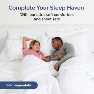 Wrap Around Dust Ruffle Bed Skirt - White - for Queen Size Beds with 12 Inch Drop - Easy Fit Elastic Strap - Adjustable Pleated Bedskirt w/Brushed Fabric - Wrinkle Free - for Women, Men, Kids & Teens - Image 9