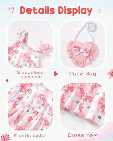 Mioglrie Baby Girl Clothes Newborn Dress Summer Toddler Girls' Clothing Casual Sundress with Cute Bag Infant Outfits - Image 8